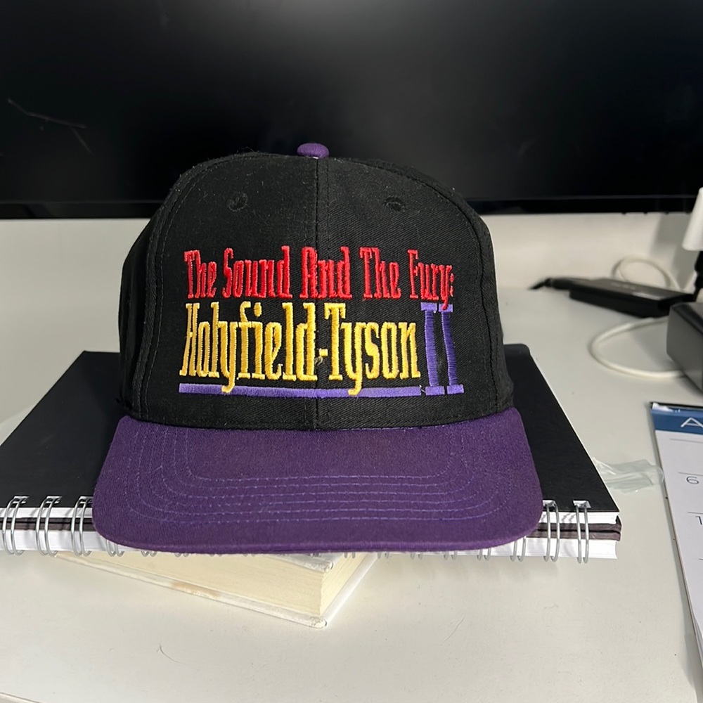 VINTAGE- 1997 Holyfield-Tyson II Fight Snapback